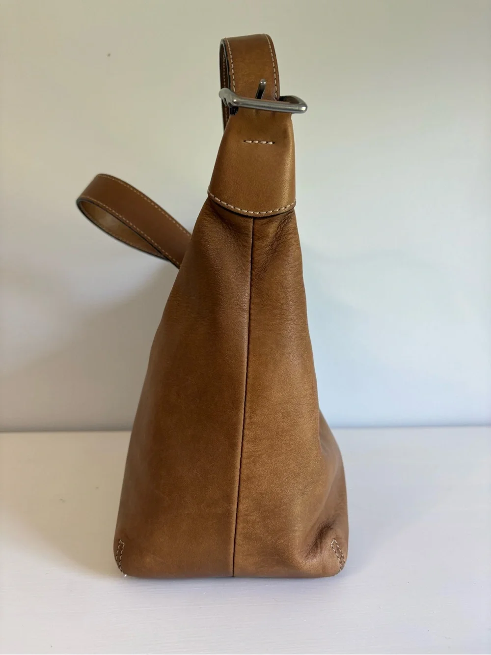 Vintage Coach Legacy 9566 Leather Hobo Bag Tan